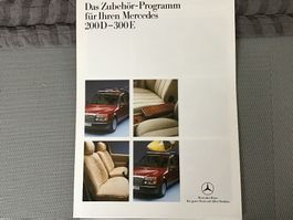 Mercedes-Benz Zubehör-Programm Faltprospekt Jan. 1985