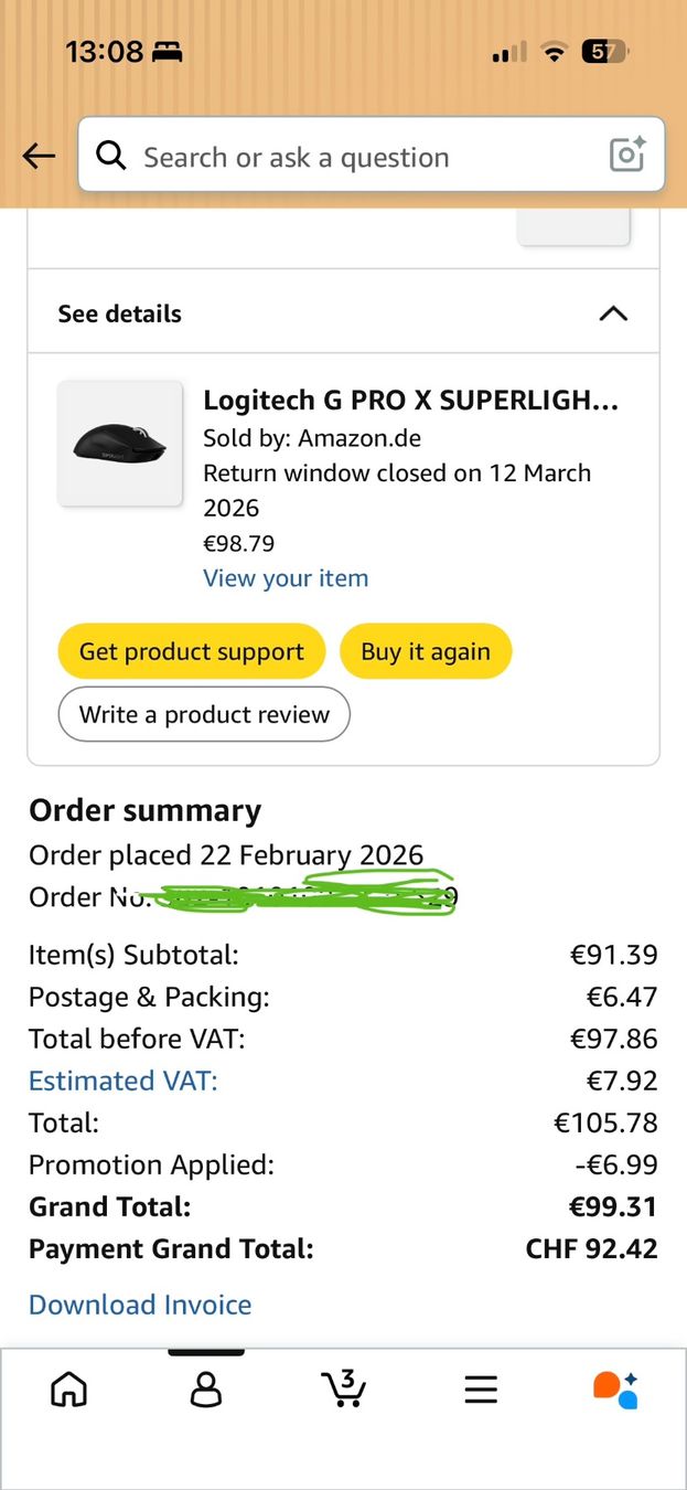 Logitech Maus: Logitech g pro x superlight 2 – Neu (gemäss Beschreibung) aus Davos Platz von mar_7s8m 2