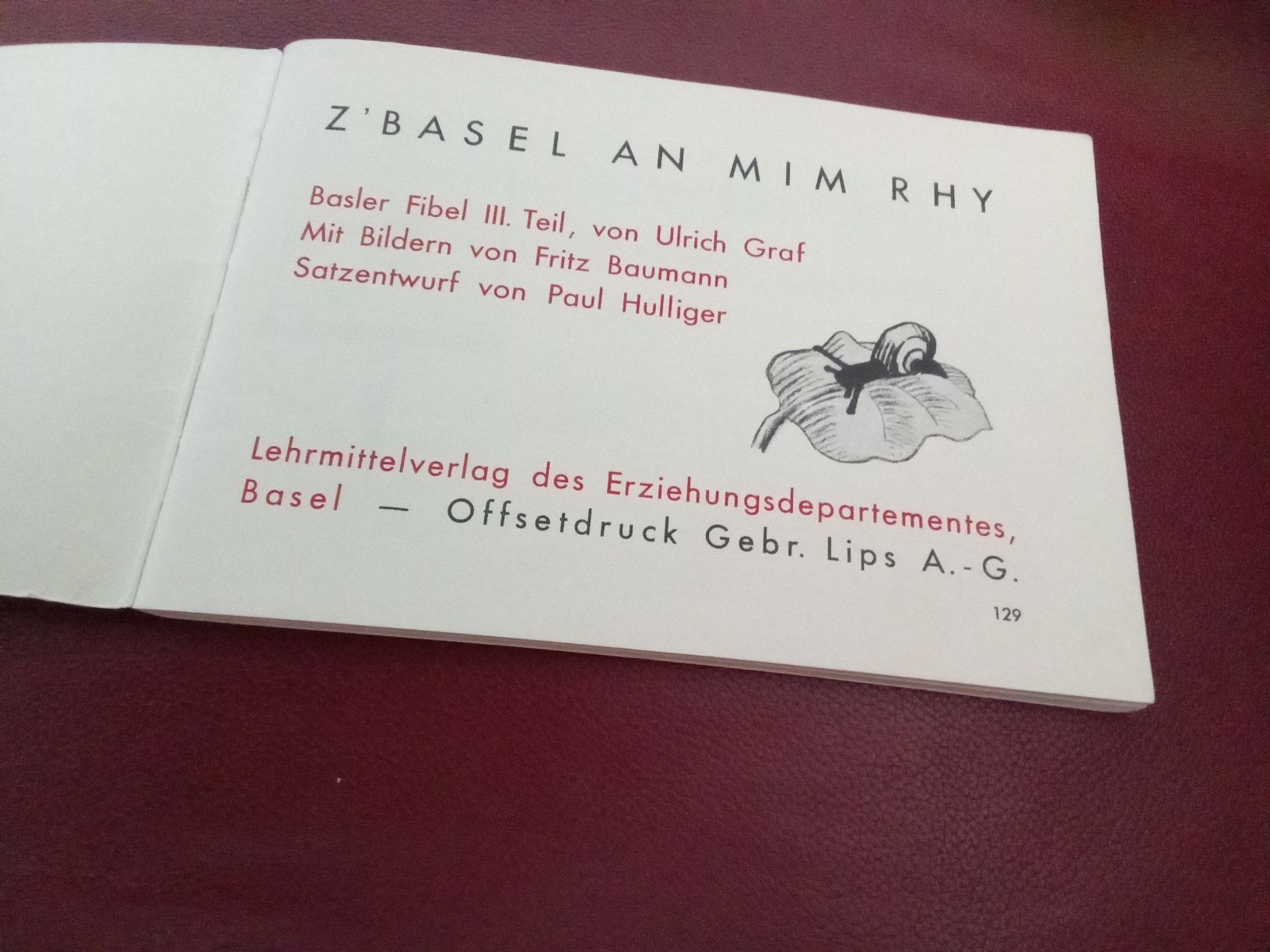 Libri: Z'BASELAN MIM RHY – Usato da Muri BE venduto da Alk 1