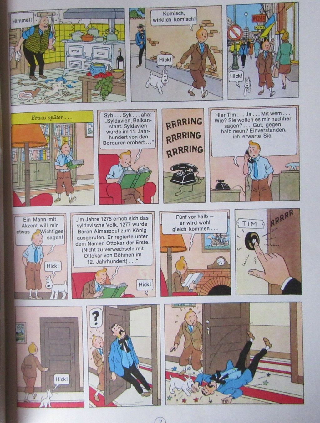 Comics: Tim und Struppi - König Ottokars Zepter, 1979, – Gebraucht aus Rüdtligen von Carfield04 3