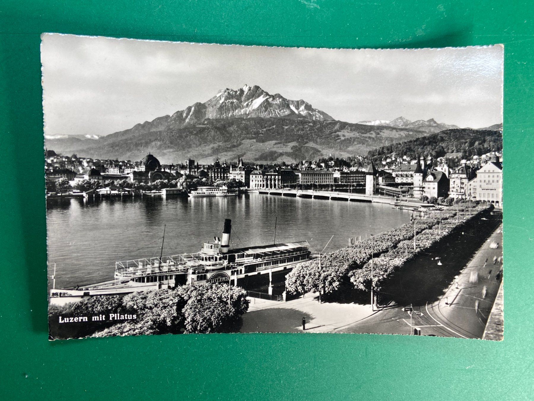Cartoline postali: Luzern mit Pilatus – Usato da Steg VS venduto da danwer74