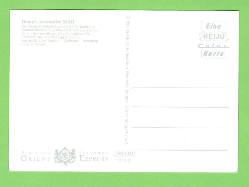 Cartoline postali: Dampf-Lokomotive 5831 – Usato da Zürich venduto da t24_de 1