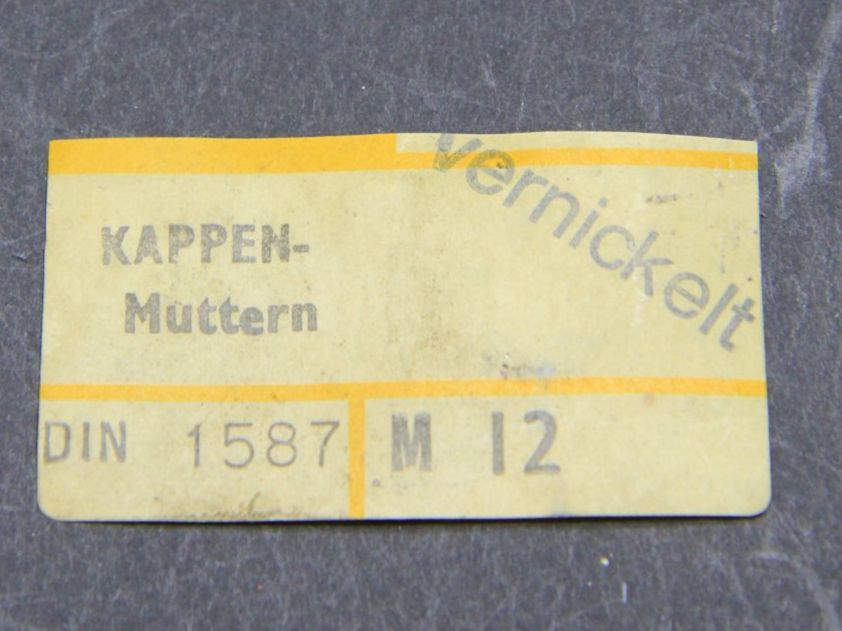 Tutti gli attrezzi: 24Stk Hutmuttern M12, Messing vernickelt – Nuovo (secondo la descrizione) da Hölstein venduto da Kraftpaket 6