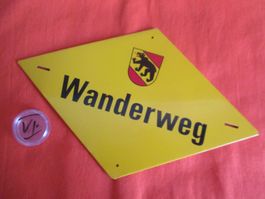 Schild Wanderweg Bern