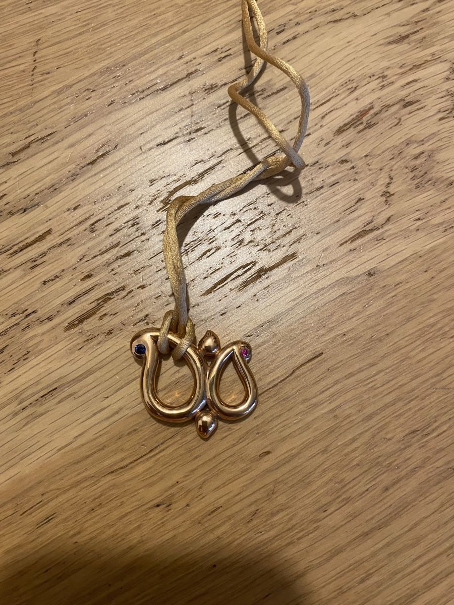 Ciondoli: Pendentif Tamara Comilli plaqué or rose – Nuovo e nell'imballaggio originale da Lausanne venduto da Eyesberge