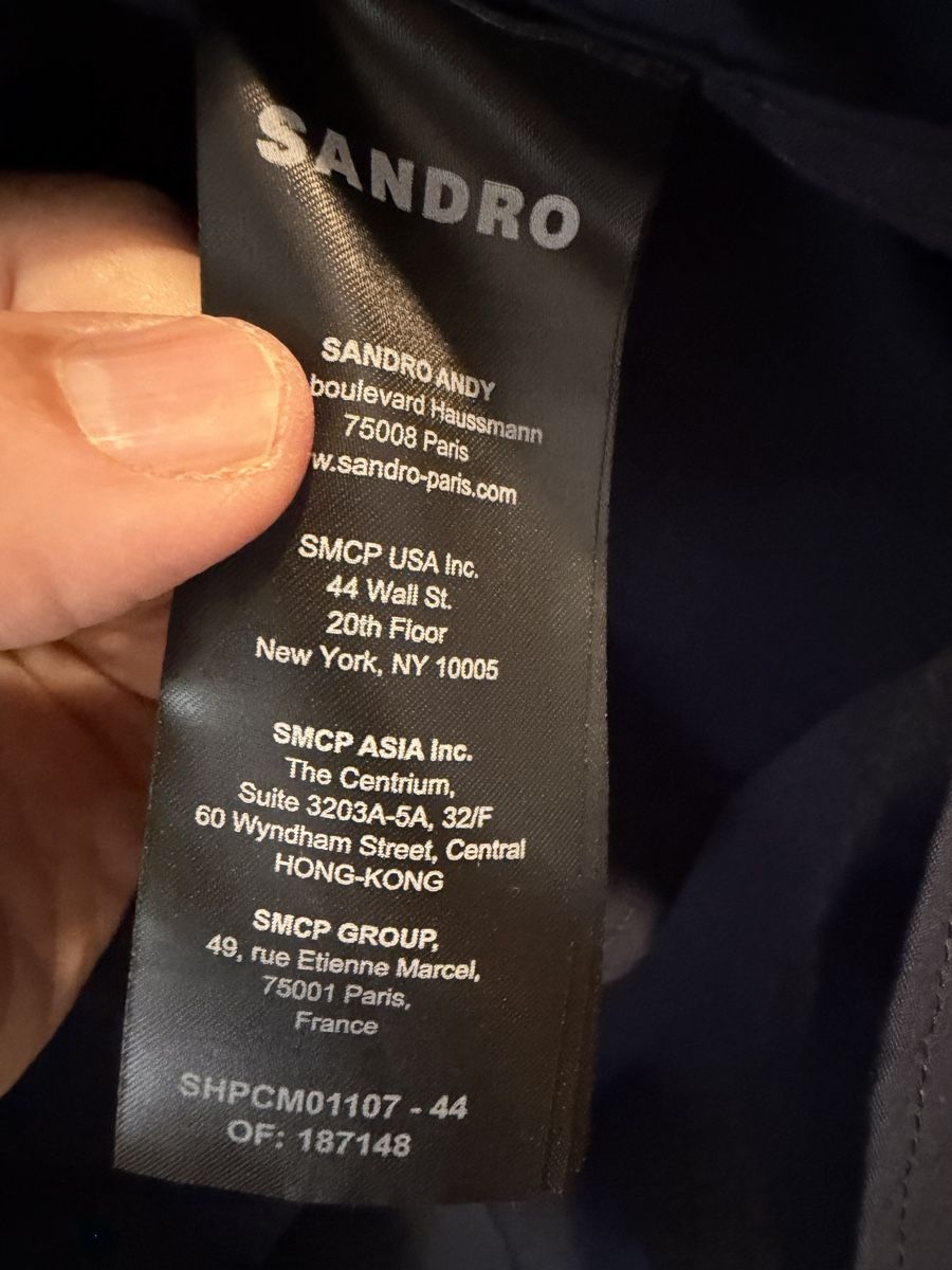 Sandro Camicie: Camicia Sandro blu taglia M ottime condizioni – Nuovo (secondo la descrizione) da Lugano venduto da can_xdd8 3