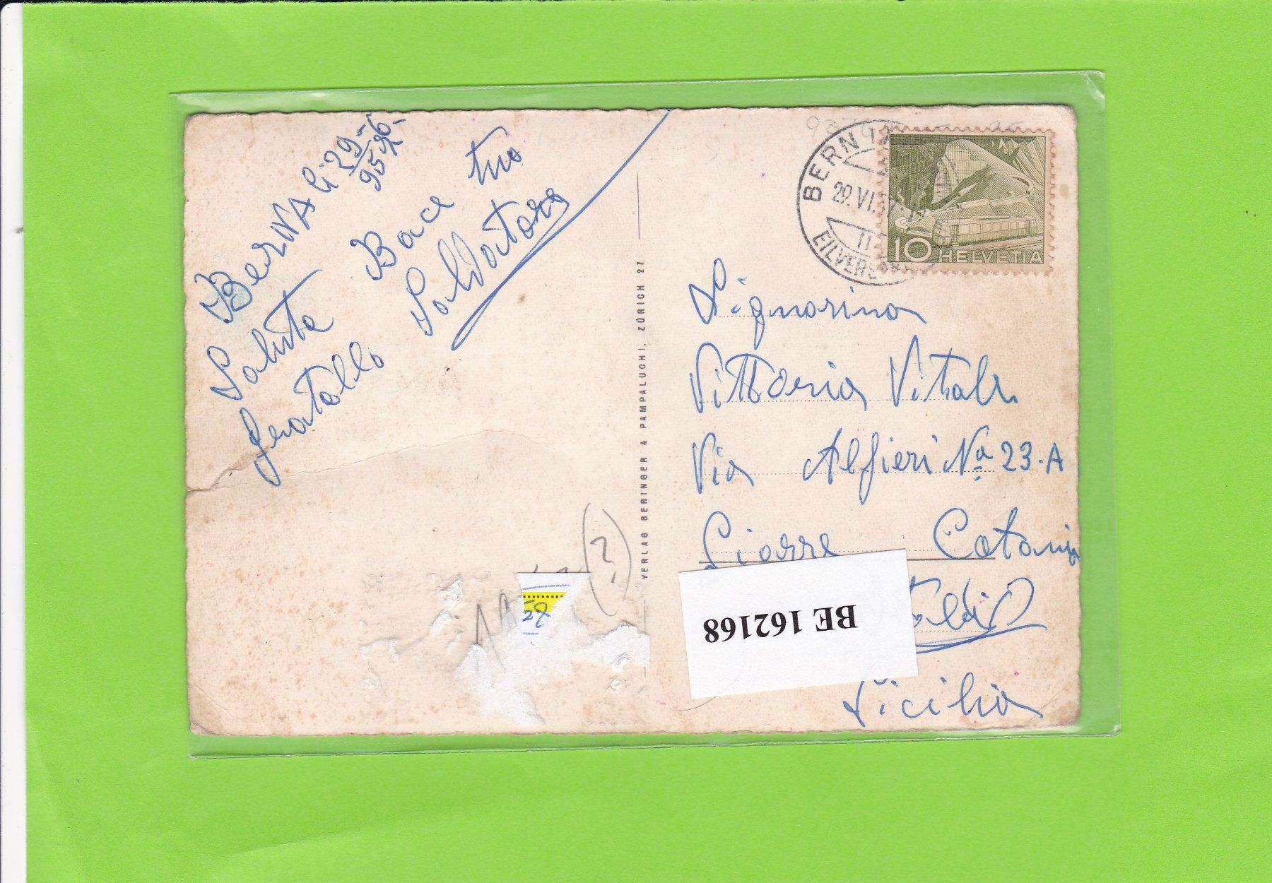 Cartes postales: Bern-Käfigturm-Bundeshaus-Oldtimer – D'occasion à St. Peterzell par neckertal 1
