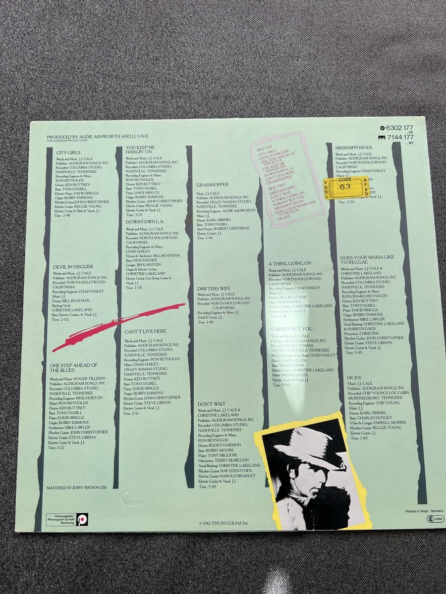 Dischi in vinile: J.J.Cale - Grasshopper – Usato da Mont sur Rolle venduto da nicola1075 1