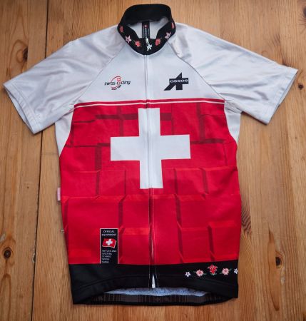 Radtrikot Assos Schweiz Gr. S Velo Radsport Trikot Fahrrad