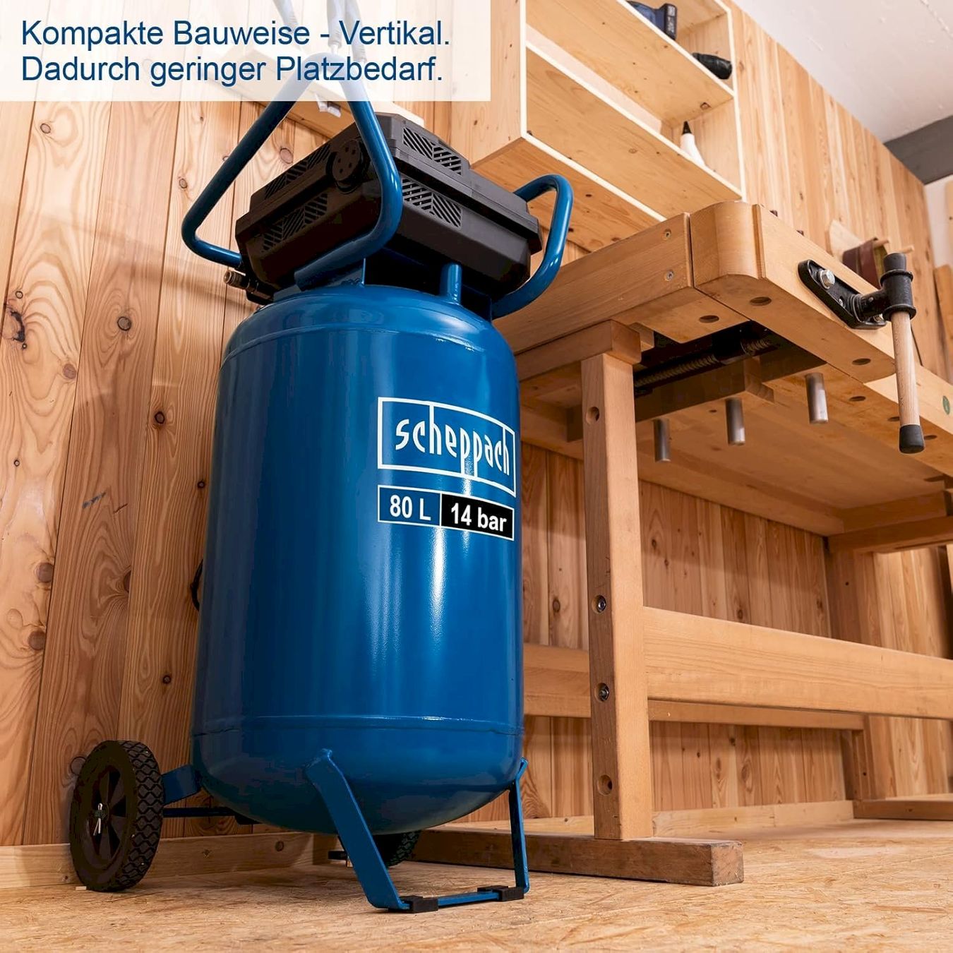 Scheppach Kompressoren: Scheppach HC85V Kompressor 80L 14bar – Neu und originalverpackt aus Bottighofen von zaap 6