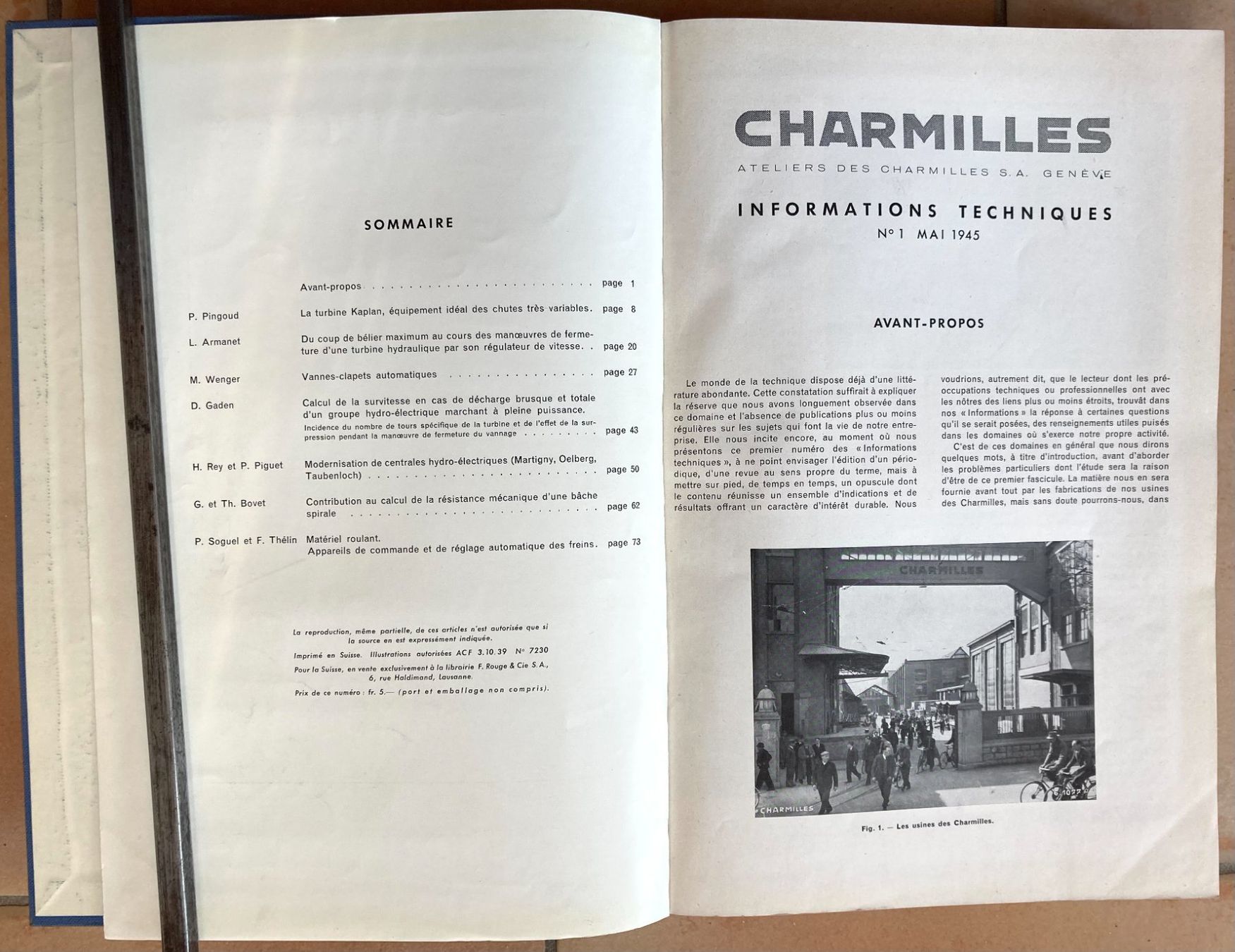 Riviste & Magazine: Charmilles- Recueil de 6 Bulletins Informations Techniques – Usato da Versoix venduto da HELVETICA_1 1