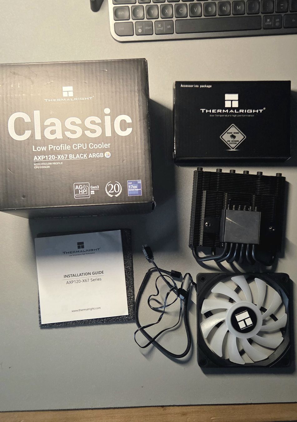Componenti elettronici: Thermalright AXP120-X67 - low profile CPU cooler – Nuovo (secondo la descrizione) da Nidau venduto da ms3004