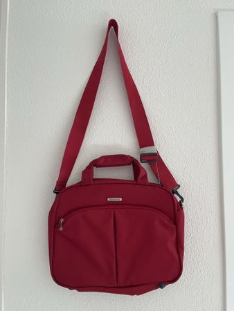 Samsonite Red Work Bag, Excellent Condition!