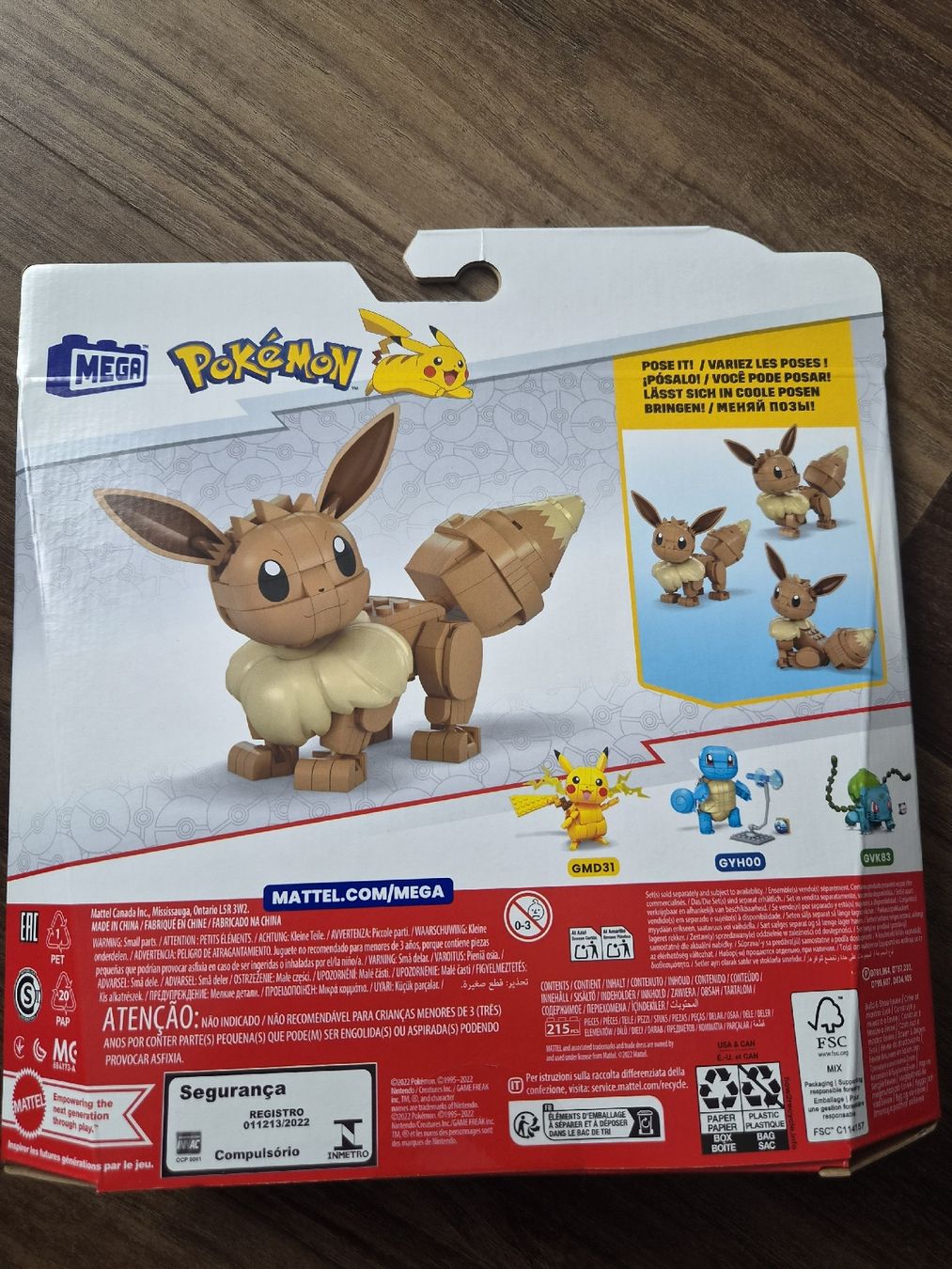 Mega Kit di costruzioni: Mega Construx Pokemon Evoli 215 Teile NEU – Nuovo e nell'imballaggio originale da Altishofen venduto da tammy05 6