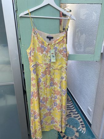 King Louie Kleid Gr.36 Blumenmuster Sommerkleid neuwertig