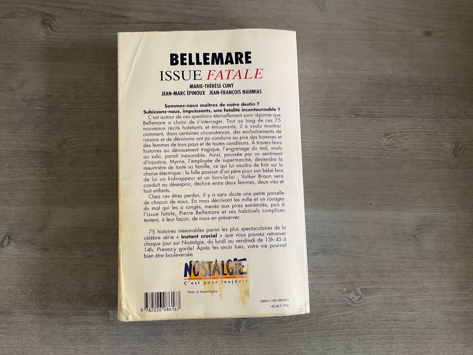 Bücher: Issue Fatale Pierre Bellemare livre grand format – Gebraucht aus Avenches von Optimus_ 1