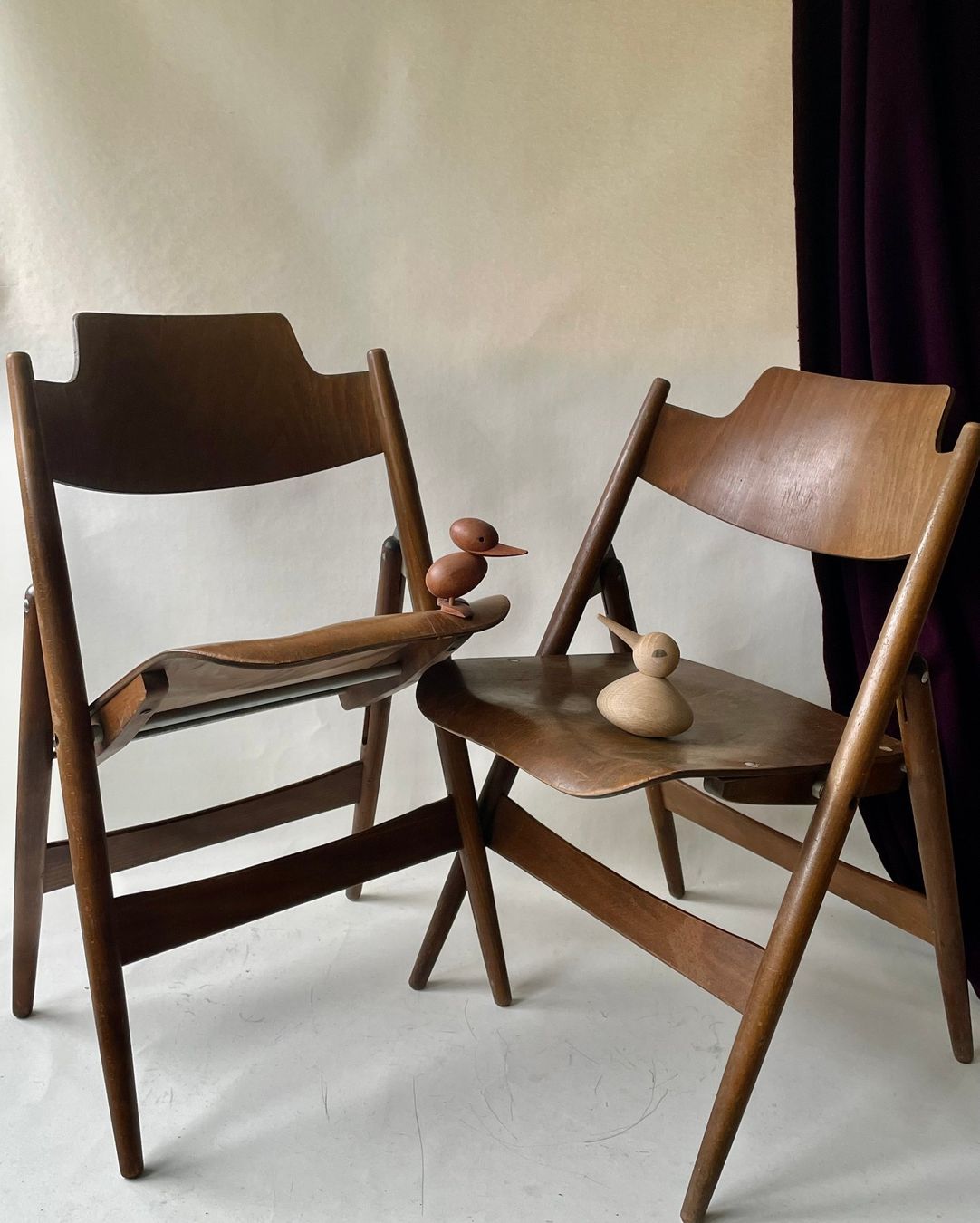 Sedie: 4er-Set Designklassiker Klappstuhl SE18 von Egon Eiermann – Usato da Uhwiesen venduto da malerbis