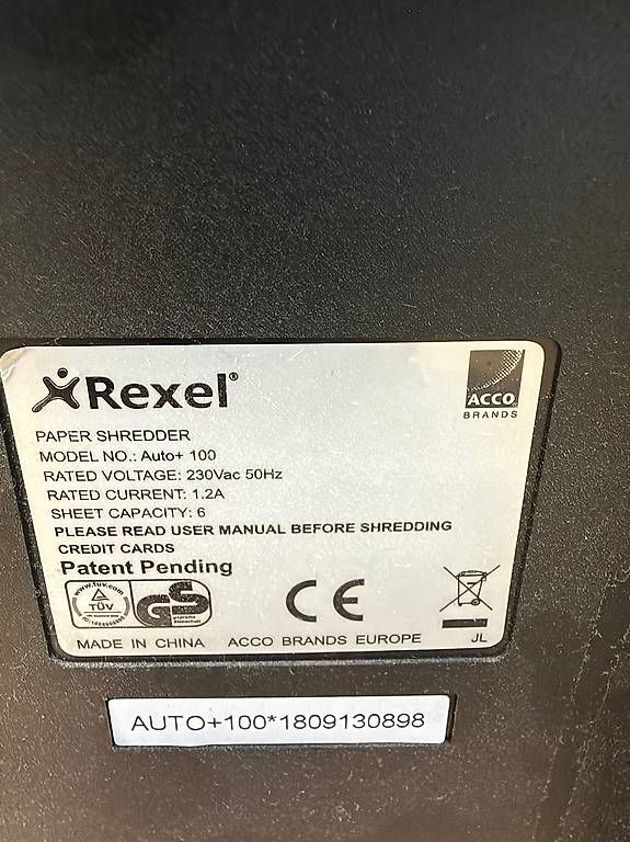 Distruggi documenti: Rexel destructeur de documents Optimum  100+ – Usato da La Tour-de-Peilz venduto da ale_927f 1