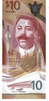 Barbados 10 Dollars Polymer P-82 UNZ
