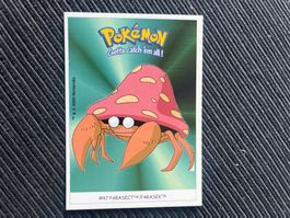 Pokemon Parasect Parasek Dunkin Boomer 2000 neuwertig