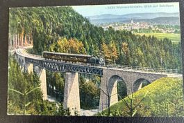 Weissensteinbahn mit Viadukt 