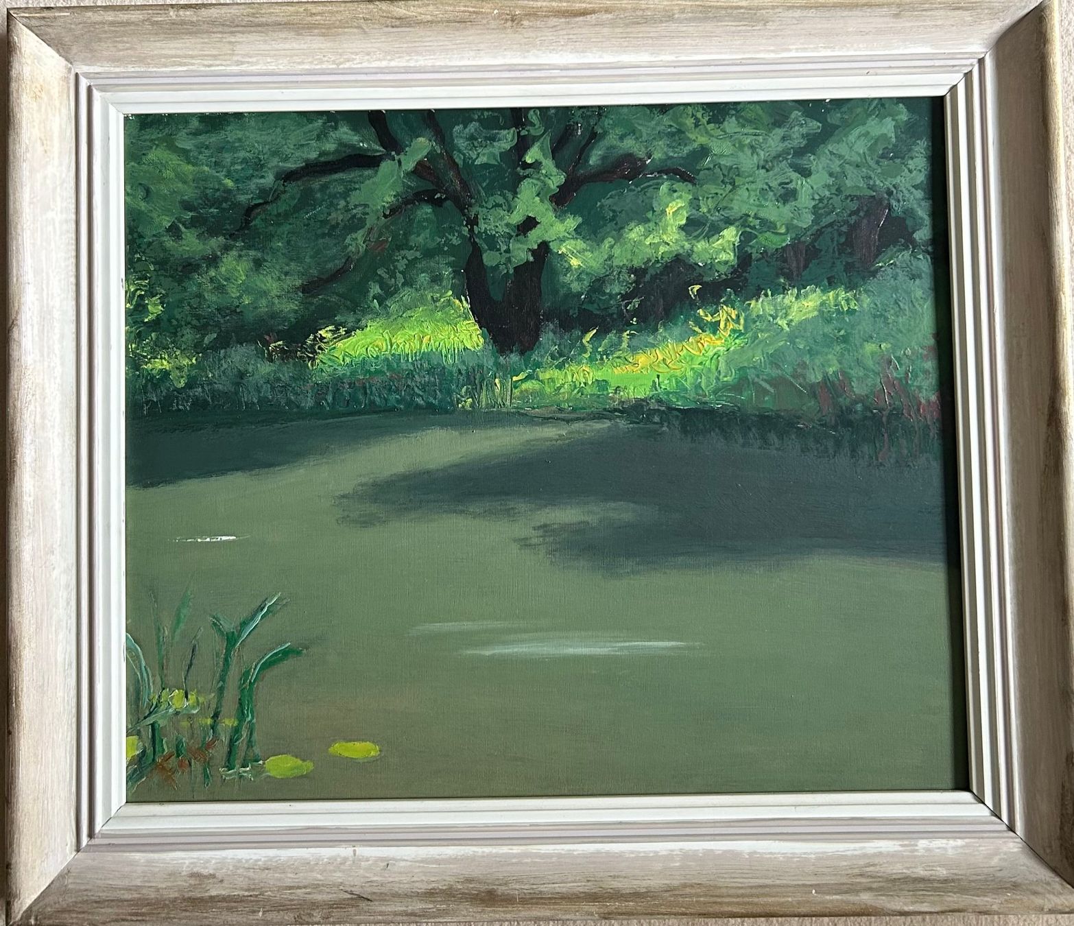 Gemälde: Jean Jaques Fehr, La rivière 1975 – Gebraucht aus Turgi von dewi2003