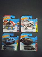 Hot Wheels Konvolut 4 Autos Mario Kart Subaru Postversand mö