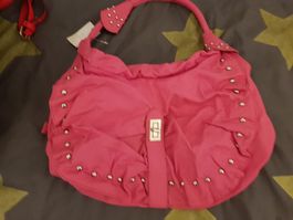 Sportlich-elegante Handtasche in Pink