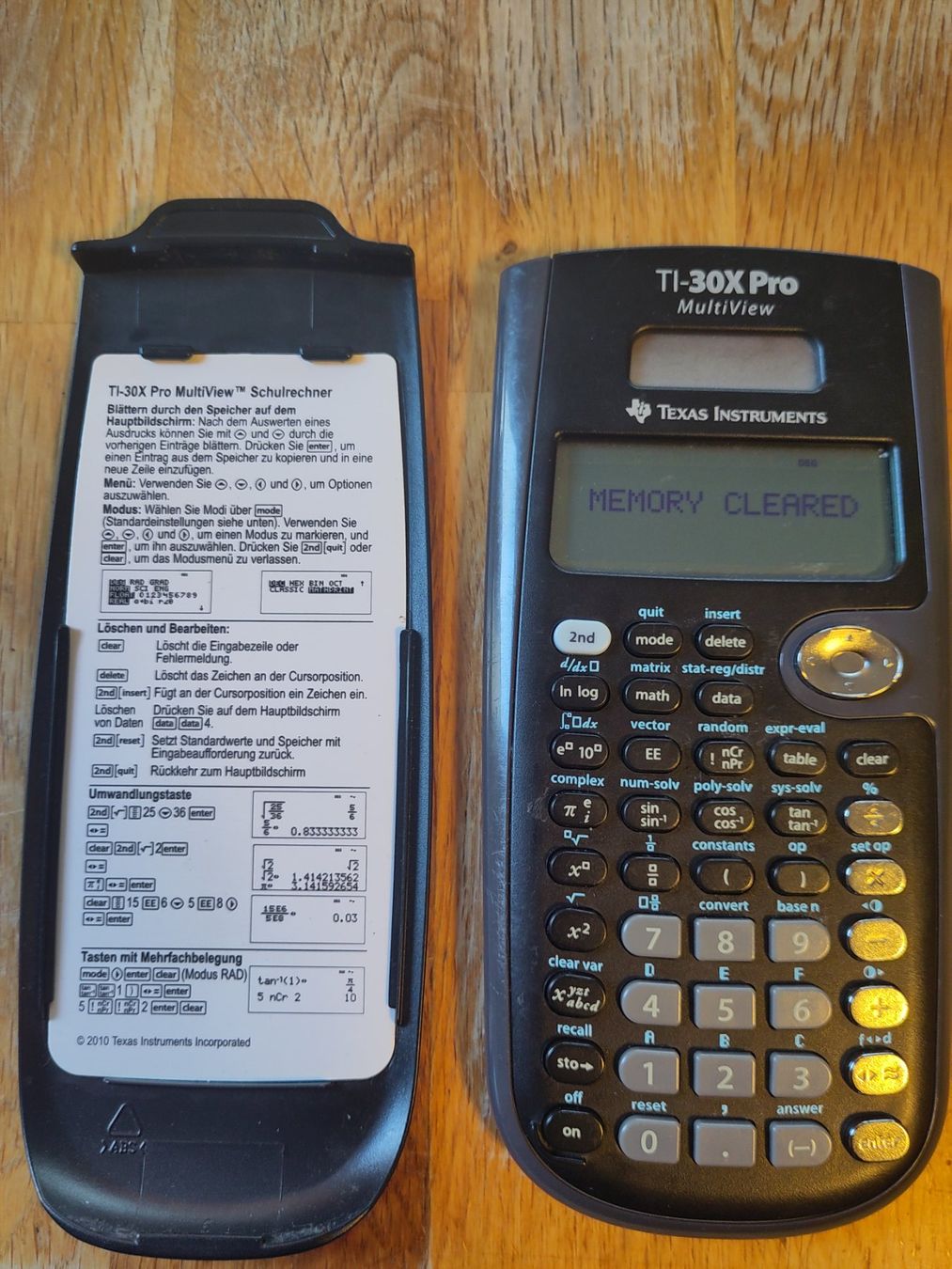 Texas Instruments Taschenrechner: Texas Instruments TI-30X Pro Multiview Schulrechner – Gebraucht aus Solothurn von sam9129 1