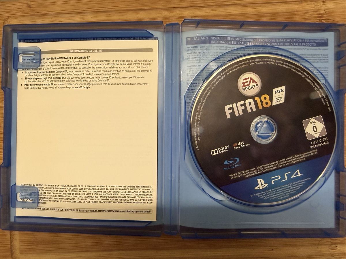Giochi: Playstation 4 FIFA 18 Spiel  – Usato da Basel venduto da Brolo.tv 1