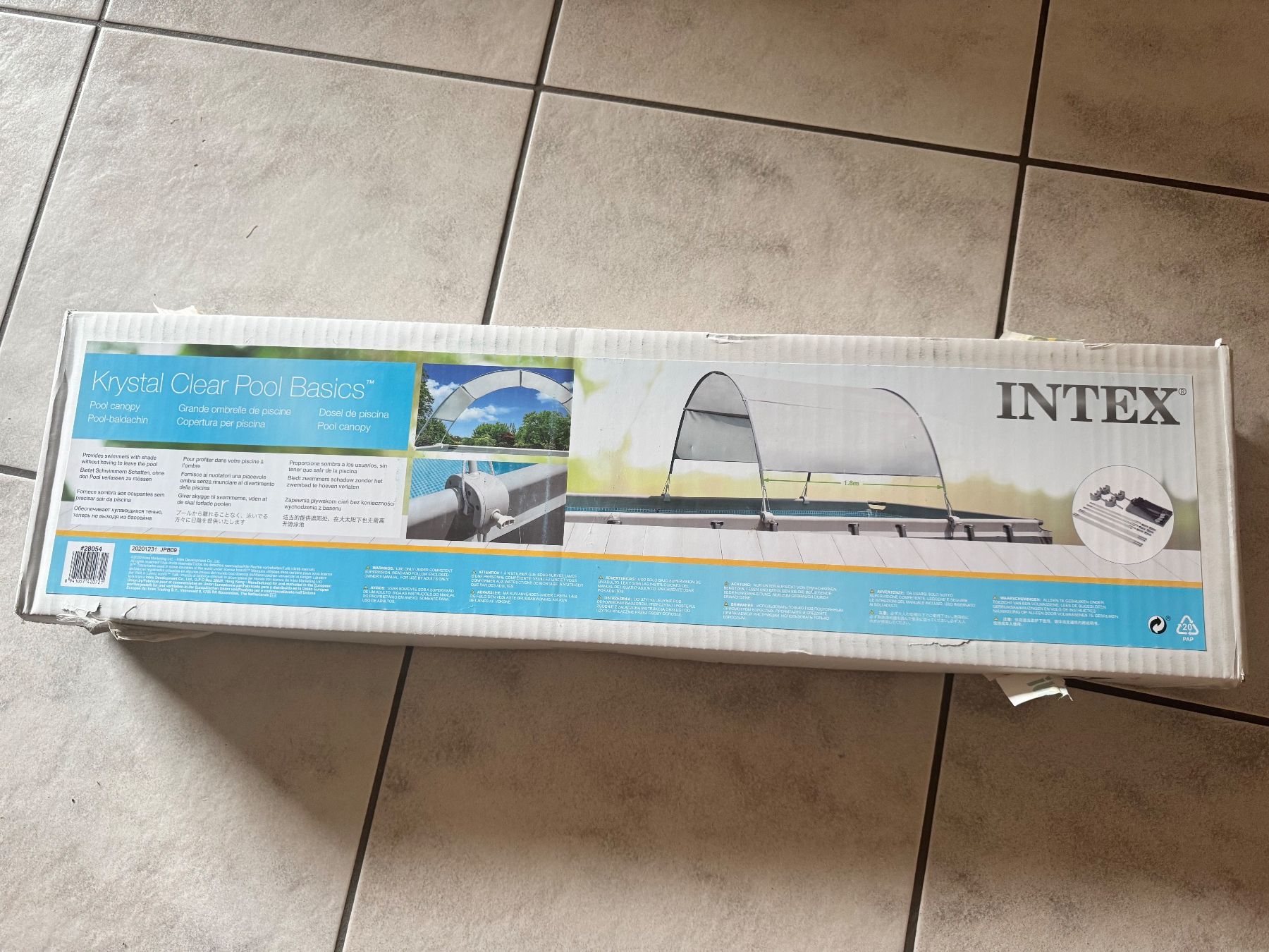 Intex Schwimmbad: Intex Krystal Clear Pool Canopy 1.8m neu – Neu (gemäss Beschreibung) aus Koblenz von mespre 1