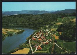 Rümikon, Ortsansicht aus der Vogelschau