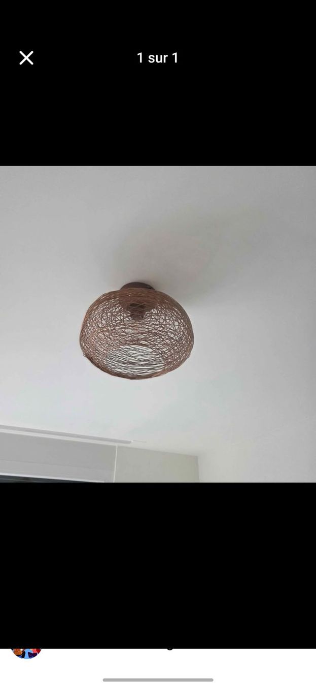 Lustres & lampes de plafonds: Plafonnier rose gold rouille – D'occasion à Matran par pulcas