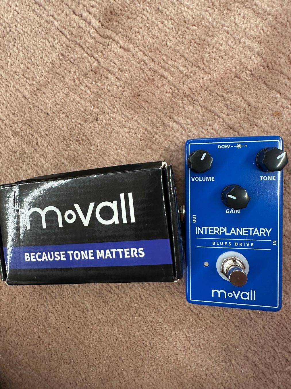Strumenti musicali: MoVall Interplanetary Blues Drive Gitarreneffektpedal – Usato da Tschierv venduto da Screamingwolfguitars 1