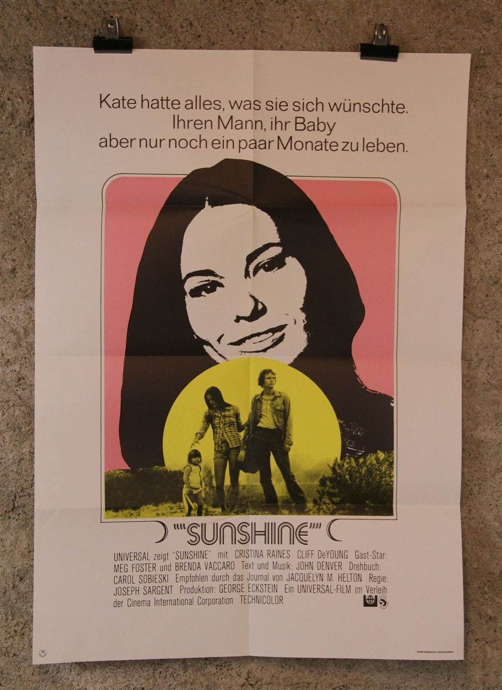 Poster & Bilder: Filmplakat, Poster "Sunshine" – Gebraucht aus Birrwil von brandschatz_birrwil