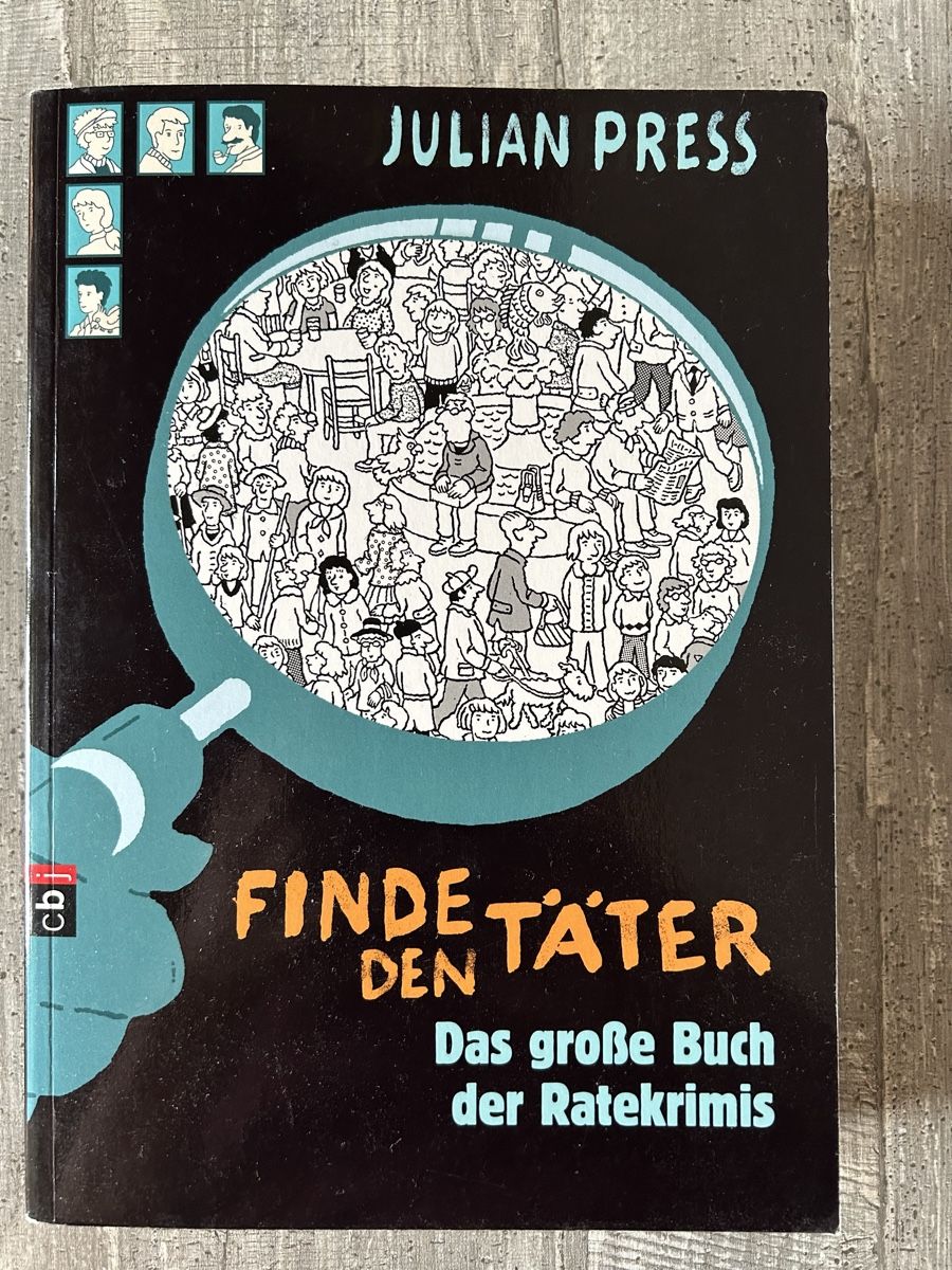 Libri: FINDE • DEN TÄTER Das große Buch der Ratekrimis – Usato da Brüttisellen venduto da mogador9