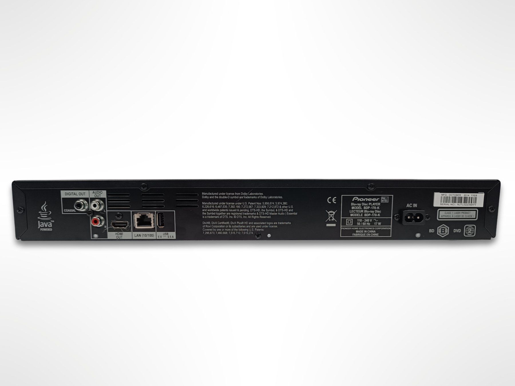Pioneer Multimediaplayer & Streamer: PIONEER Blu-ray Player + DVD Player schwarz – Gebraucht aus Suhr von Restwert_Suhr 4