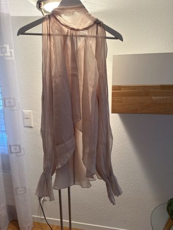 Kleid MORITO COME XS Seide beige neuwertig