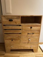 Holzkommode Mangoholz Massivholz Kommode Vintage...