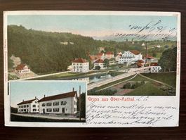 AATHAL - SEEGRÄBEN Gruss aus Ober-Aathal, 2 Bild, Bahnhof