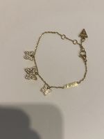 Guess Armband mit Schmetterling Motiven goldfarben