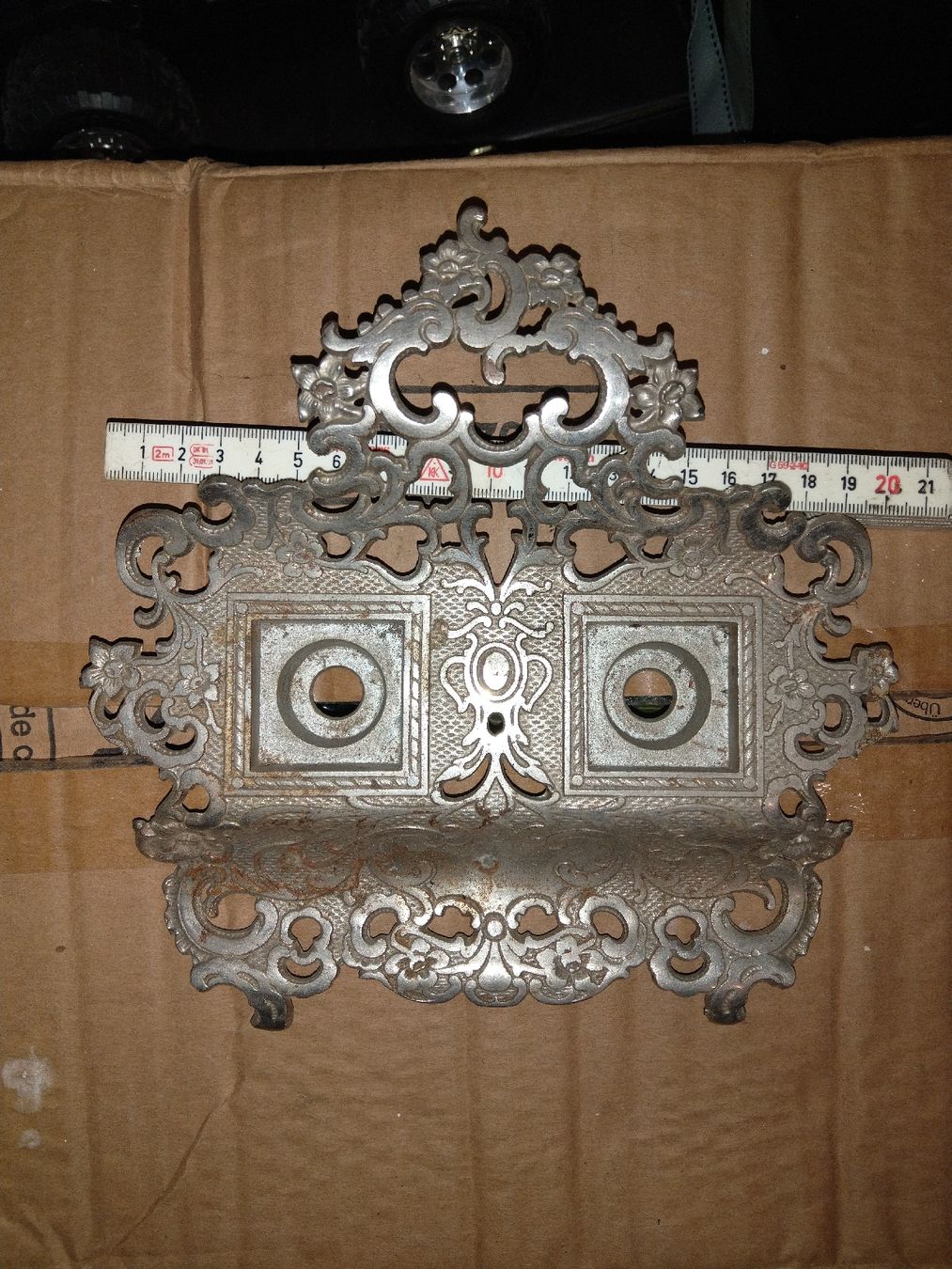 Sonstige Antiquitäten & Kunst: Tintenfass Ständer 2 Stk.Antik – Gebraucht aus Künten von Spinner62 4