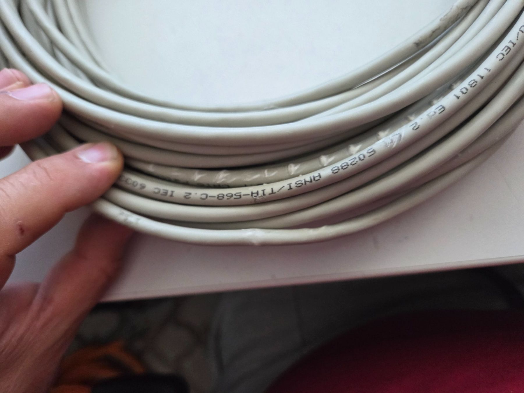 Cavi: Patchkabel Cat6 RJ45 UKV 25m Ethernetkabel Internetkabel – Usato da Zürich venduto da Alibaba1234 3