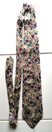 Krawatte Christian Dior Muster floral guter Zustand