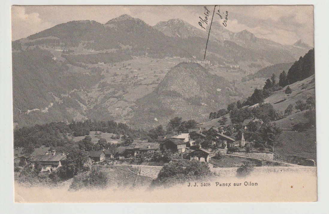 Cartoline postali: Panex sur Ollon (distr. Aigle – Usato da Lausanne venduto da PL22neufx