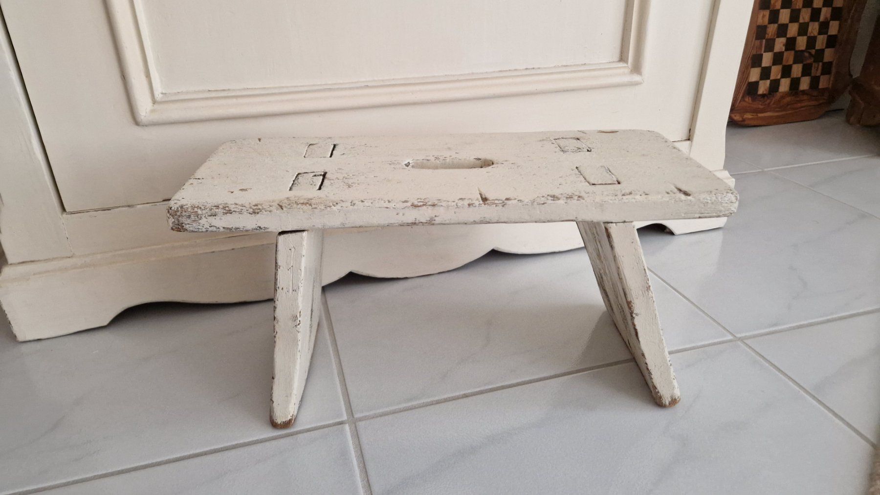 Hocker: Antiker Schemmel Hocker Shabby – Gebraucht aus Rütihof von Teddy1985