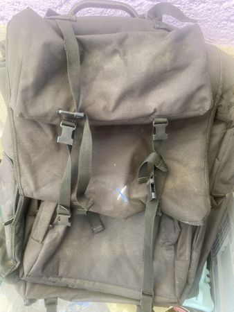 Grosse Fischer Rucksack  schwarz Swiss gute Zustan