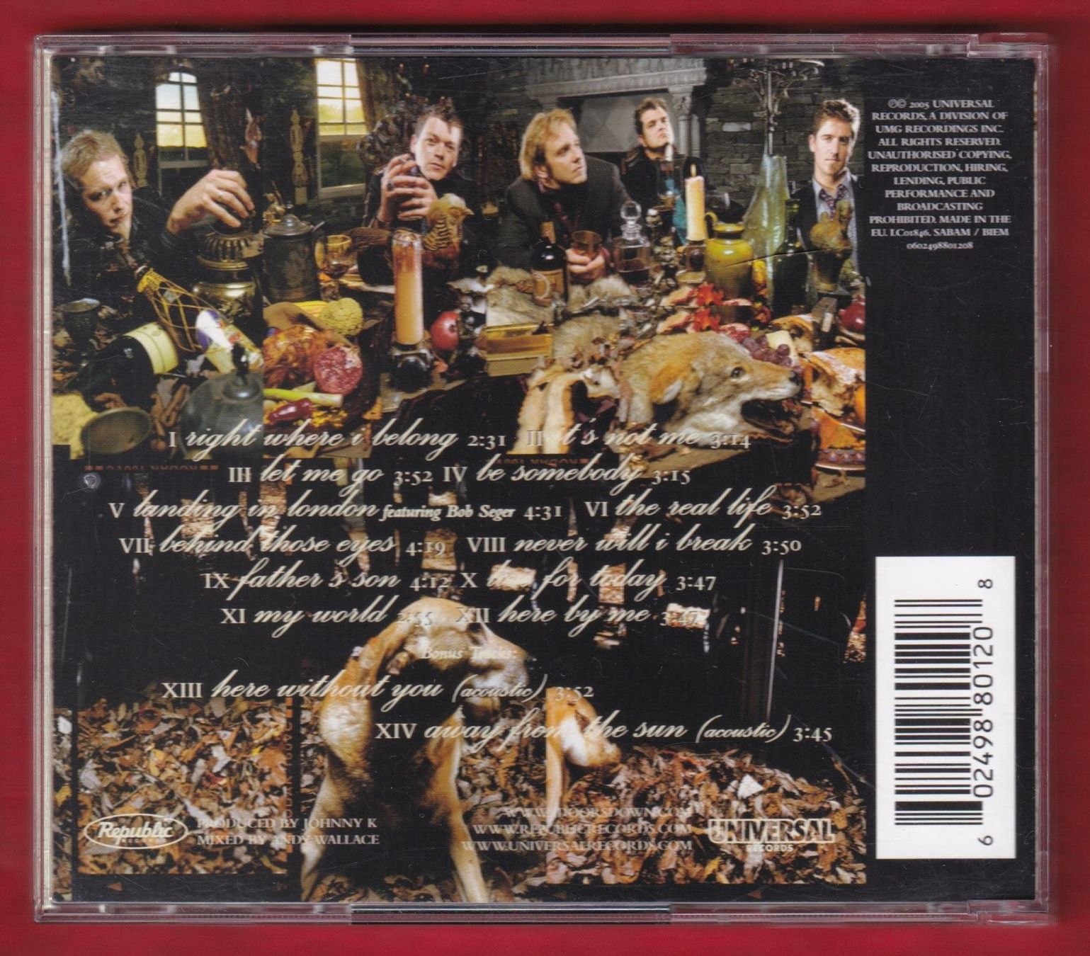 CDs: 3 Doors Down - Seventeen Days (CD) – Gebraucht aus Zürich von Pfluftl2000 1