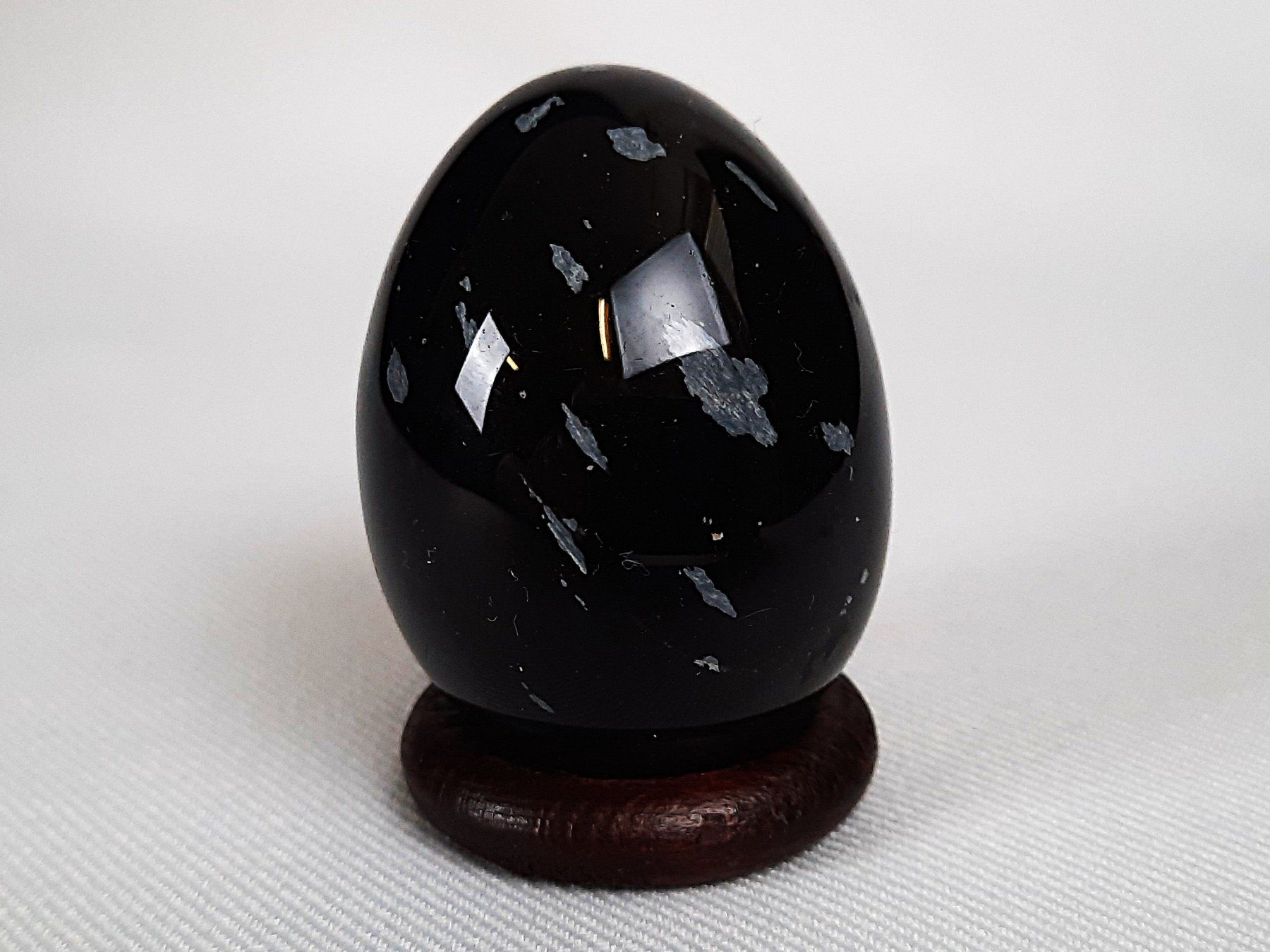 Pierres précieuses: SNOWFLAKE OBSIDIAN EI Stein – D'occasion à Beinwil am See par Restwert_Beinwil 1