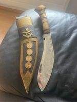Nepalesischer Kukri – Traditionelles Gurkha-Messer mit Holzg